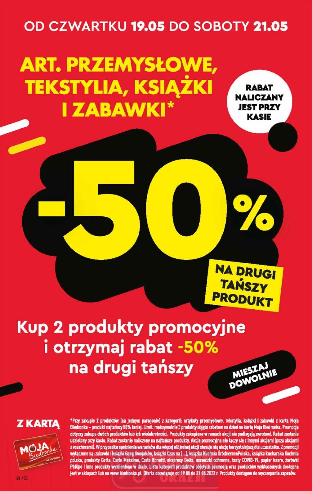 Gazetka promocyjna Biedronka do 25/05/2022 str.54