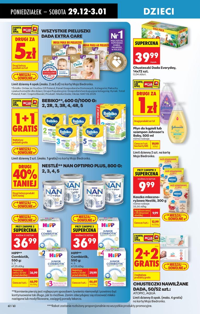Gazetka promocyjna Biedronka do 03/01/2026 str.62