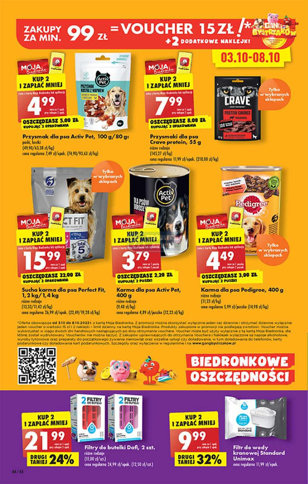 Gazetka promocyjna Biedronka do 08/10/2022 str.44