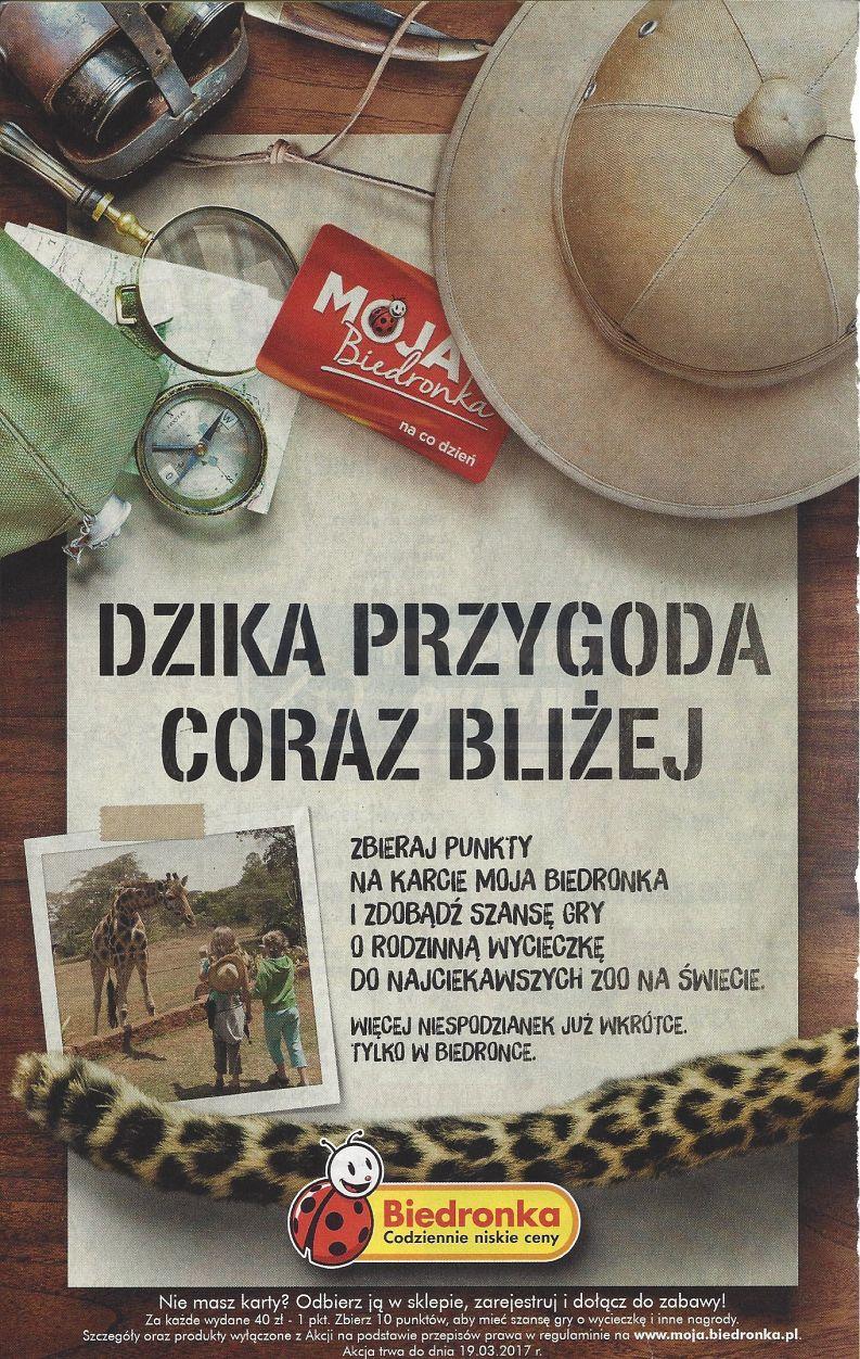 Gazetka promocyjna Biedronka do 12/03/2017 str.1
