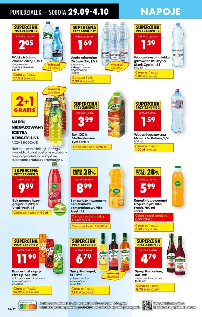 Gazetka promocyjna Biedronka do 04/10/2025 str.48