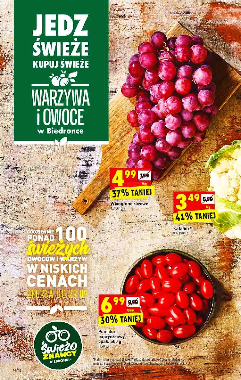 Gazetka promocyjna Biedronka do 02/10/2021 str.14