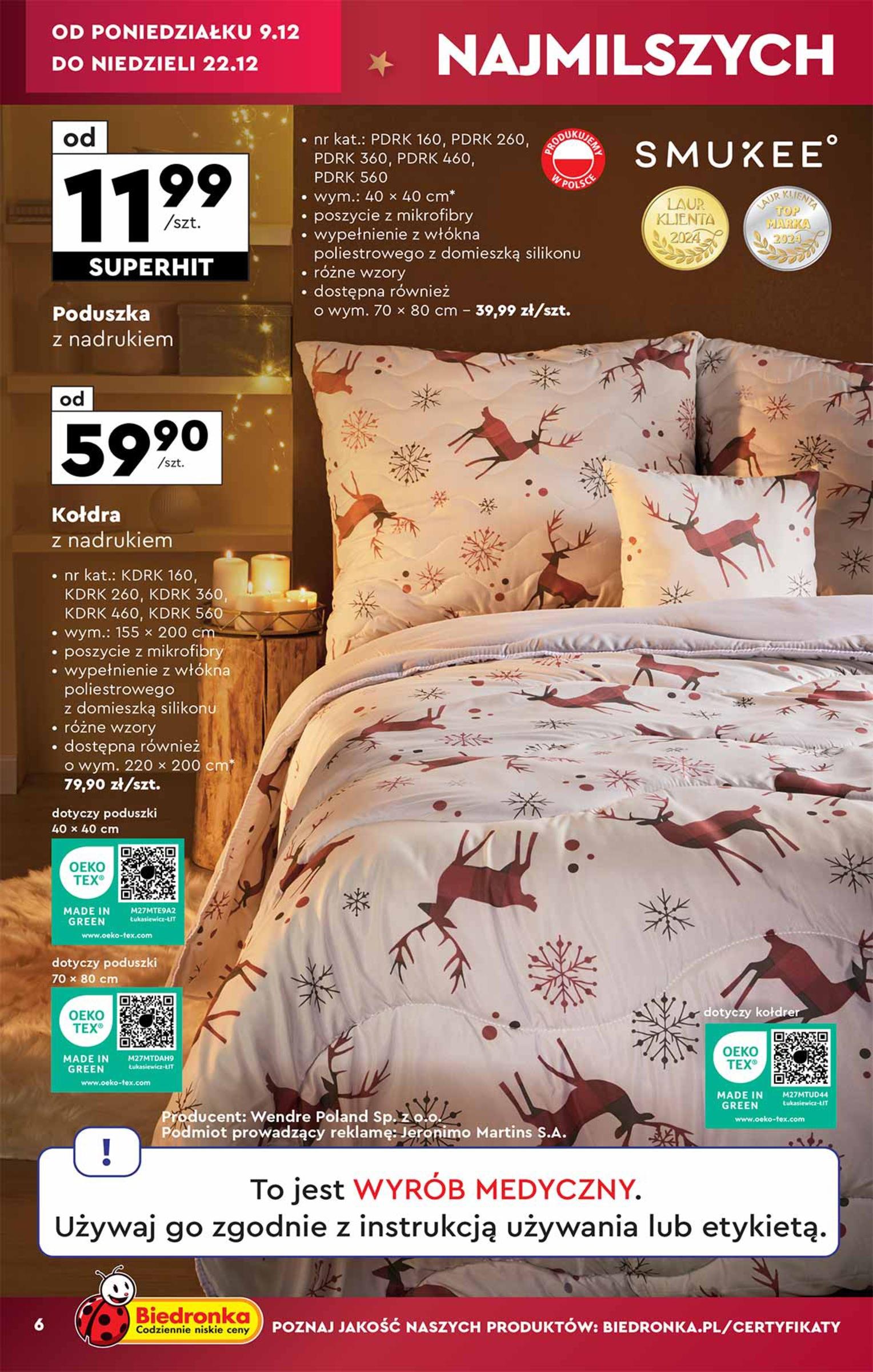 Gazetka promocyjna Biedronka do 22/12/2024 str.6