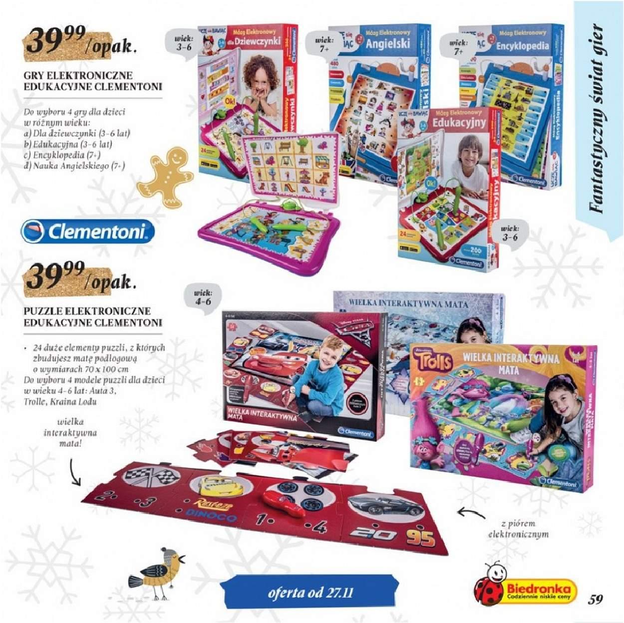 Gazetka promocyjna Biedronka do 24/12/2017 str.59