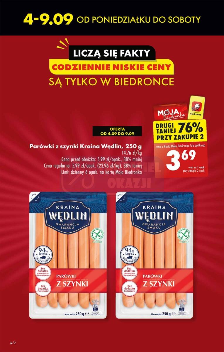 Gazetka promocyjna Biedronka do 09/09/2023 str.6