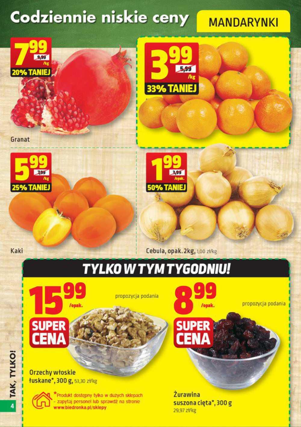 Gazetka promocyjna Biedronka do 25/11/2015 str.4