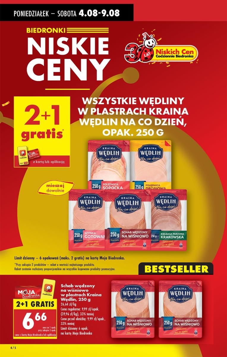 Gazetka promocyjna Biedronka do 09/08/2025 str.4