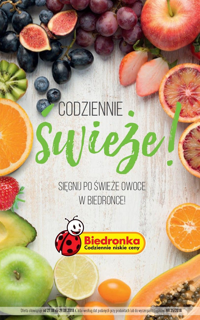 Gazetka promocyjna Biedronka do 29/08/2018 str.0