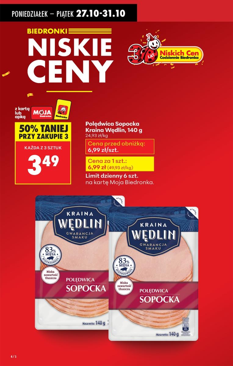 Gazetka promocyjna Biedronka do 31/10/2025 str.4