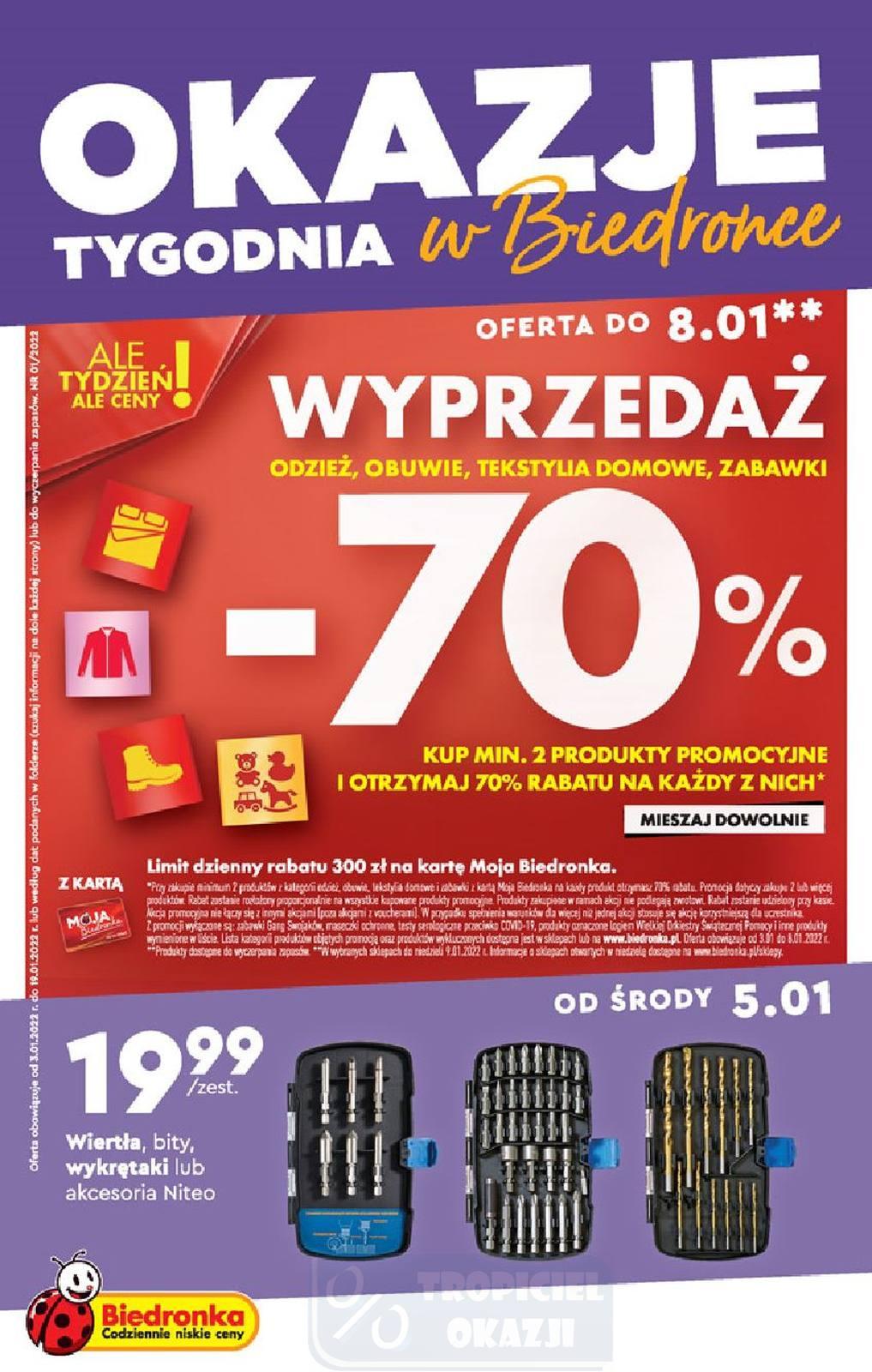 Gazetka promocyjna Biedronka do 19/01/2022 str.0