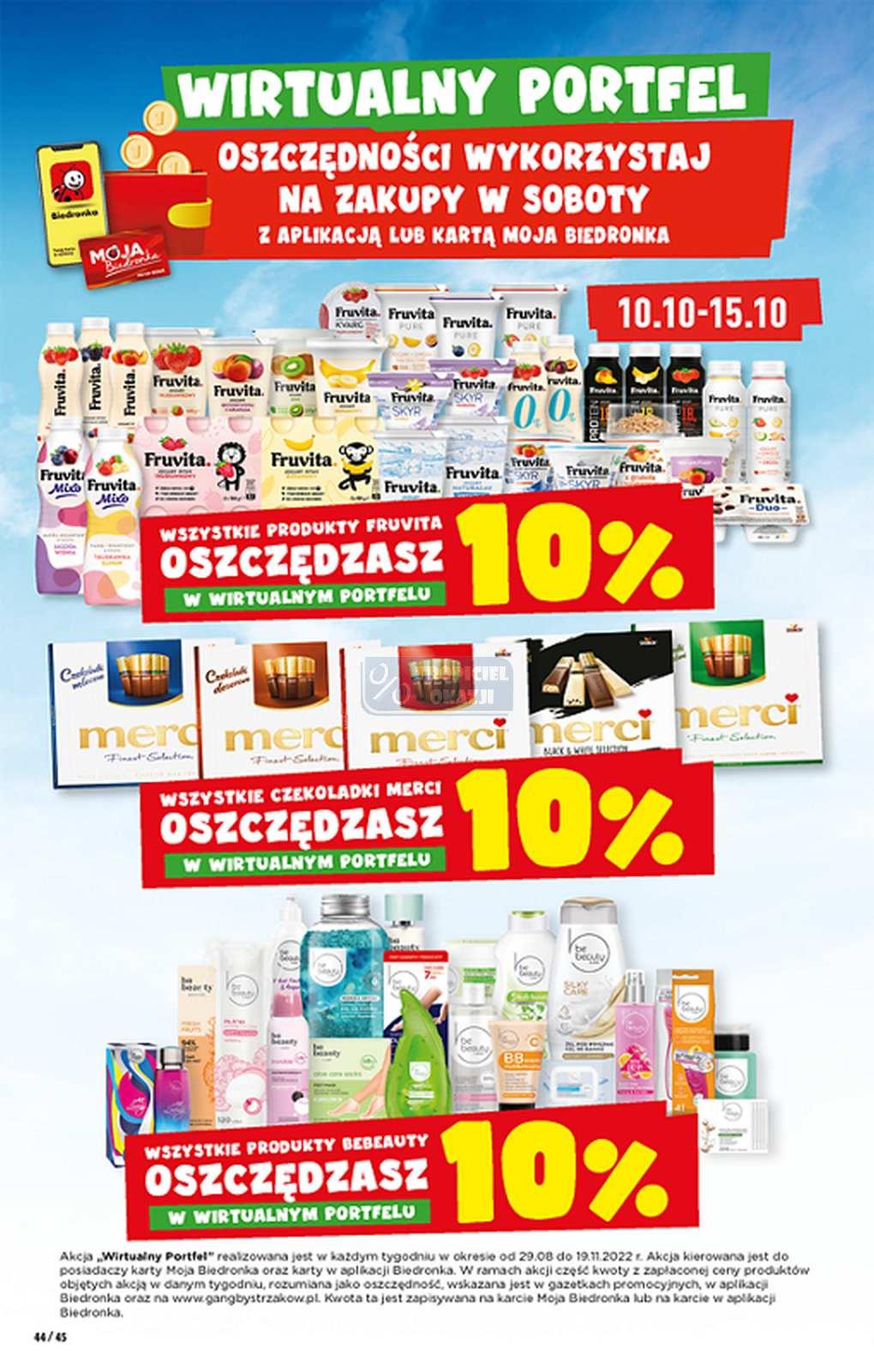 Gazetka promocyjna Biedronka do 15/10/2022 str.44