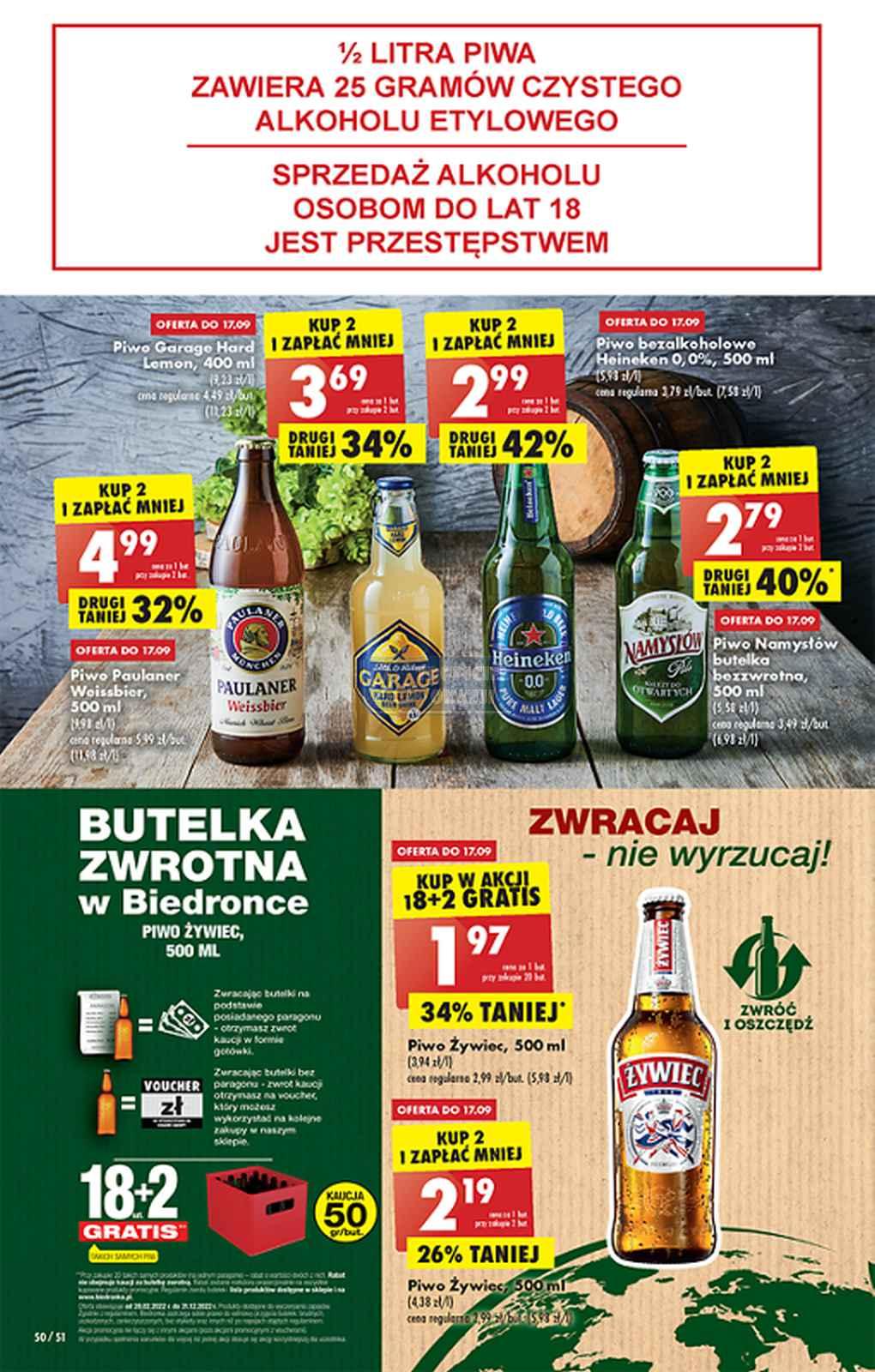 Gazetka promocyjna Biedronka do 21/09/2022 str.50