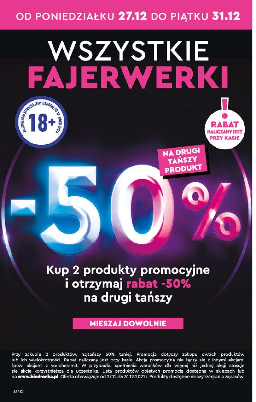 Gazetka promocyjna Biedronka do 31/12/2021 str.62