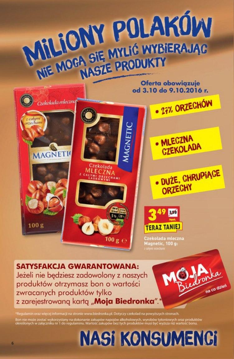 Gazetka promocyjna Biedronka do 09/10/2016 str.6