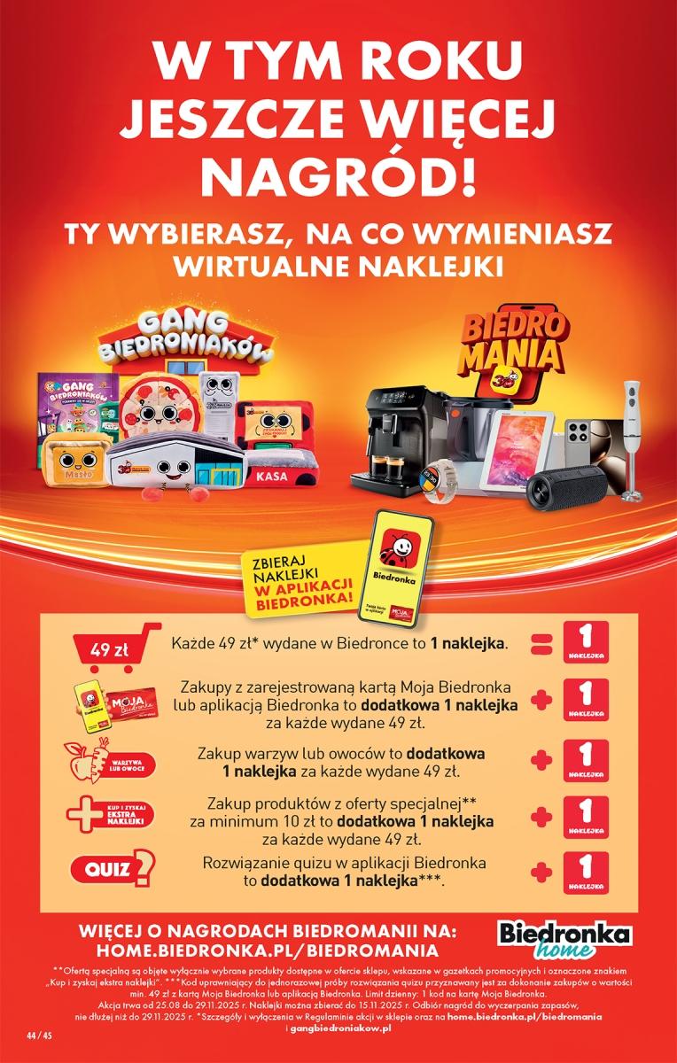 Gazetka promocyjna Biedronka do 15/10/2025 str.44