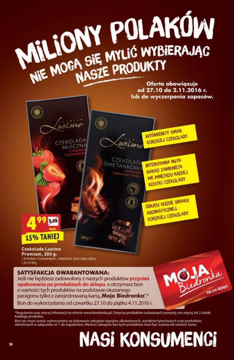 Gazetka promocyjna Biedronka do 02/11/2016 str.14