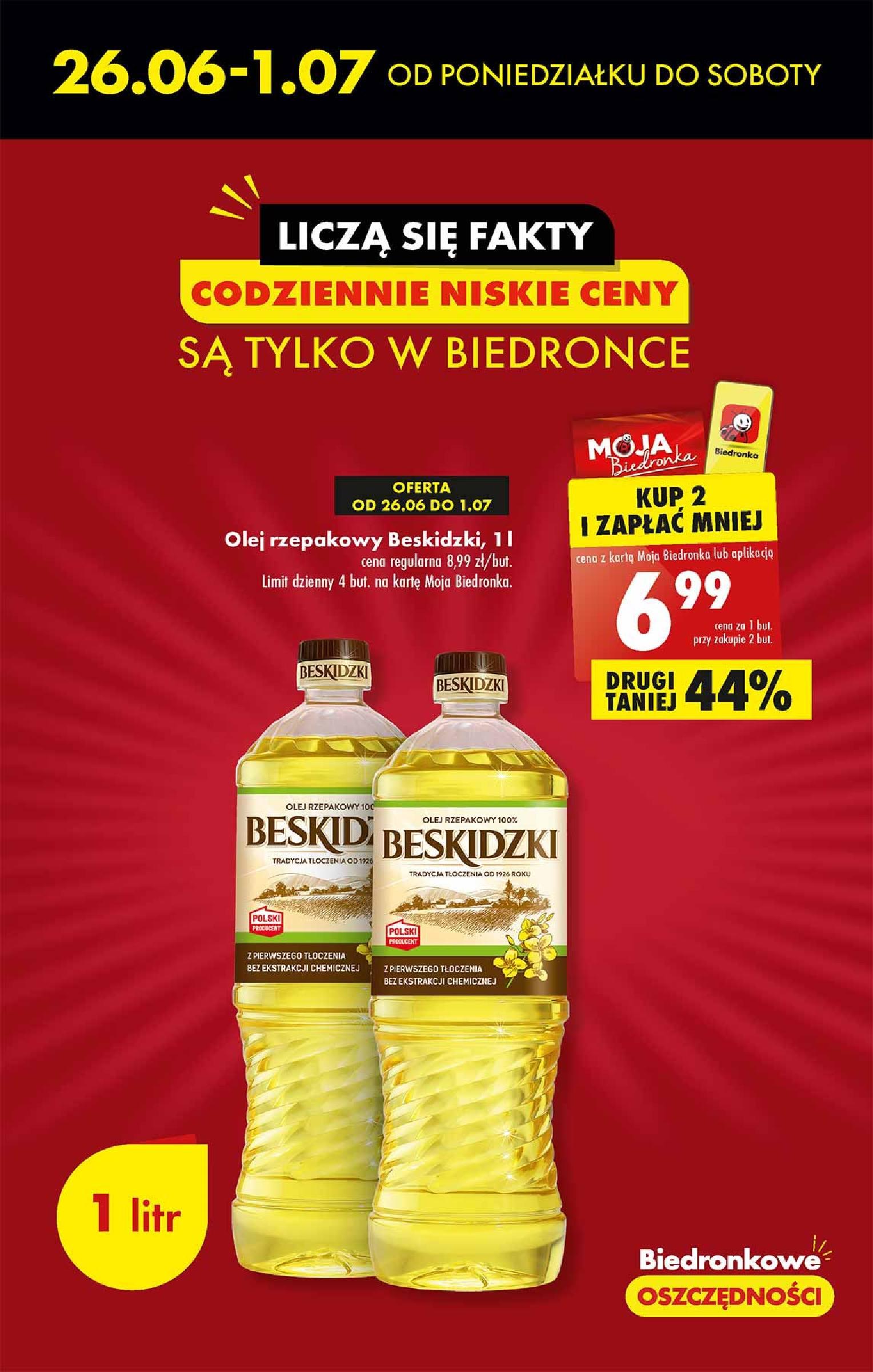 Gazetka promocyjna Biedronka do 01/07/2023 str.3