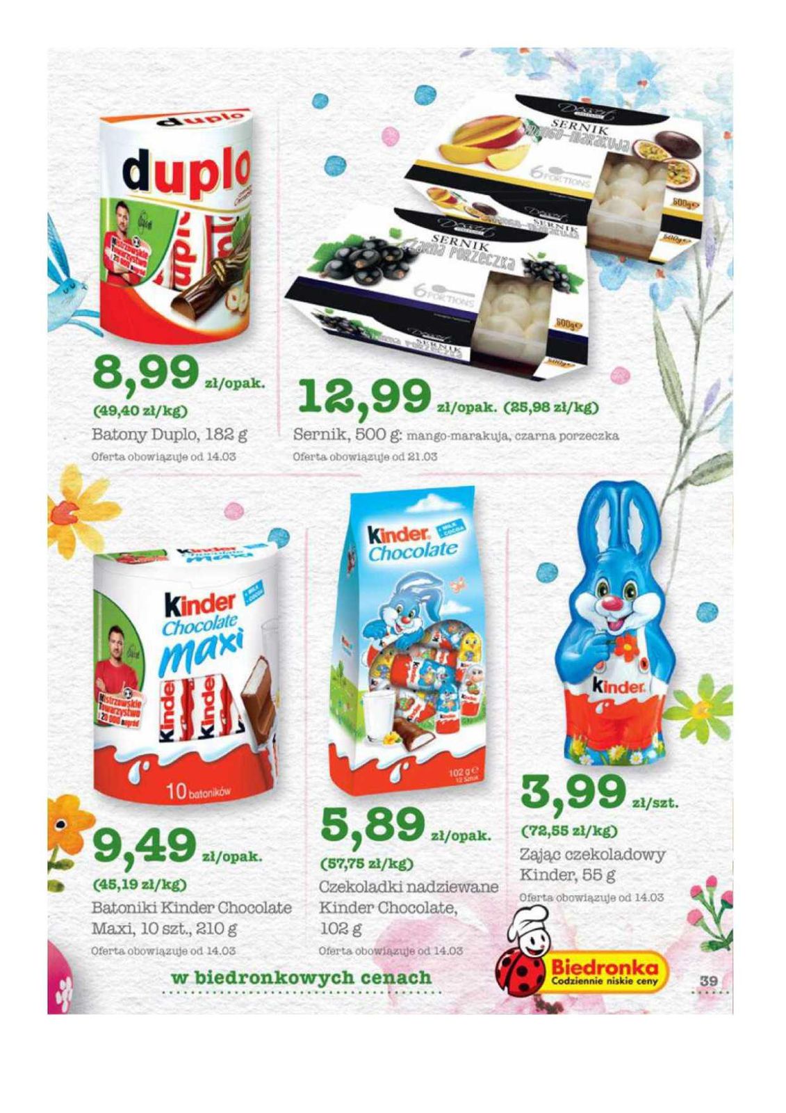 Gazetka promocyjna Biedronka do 26/03/2016 str.39