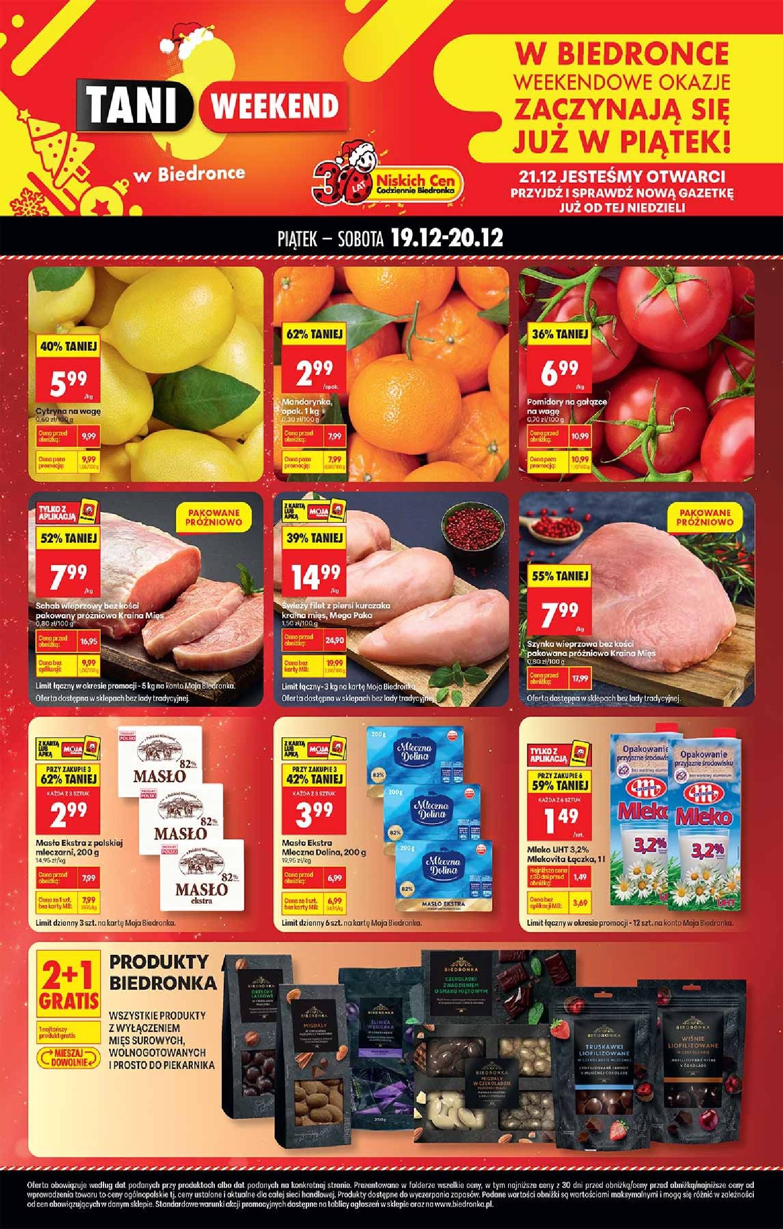 Gazetka promocyjna Biedronka do 21/12/2025 str.1