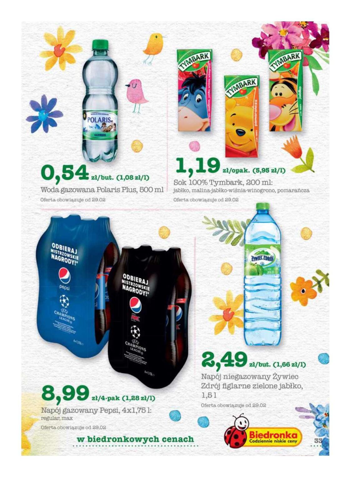 Gazetka promocyjna Biedronka do 13/03/2016 str.33