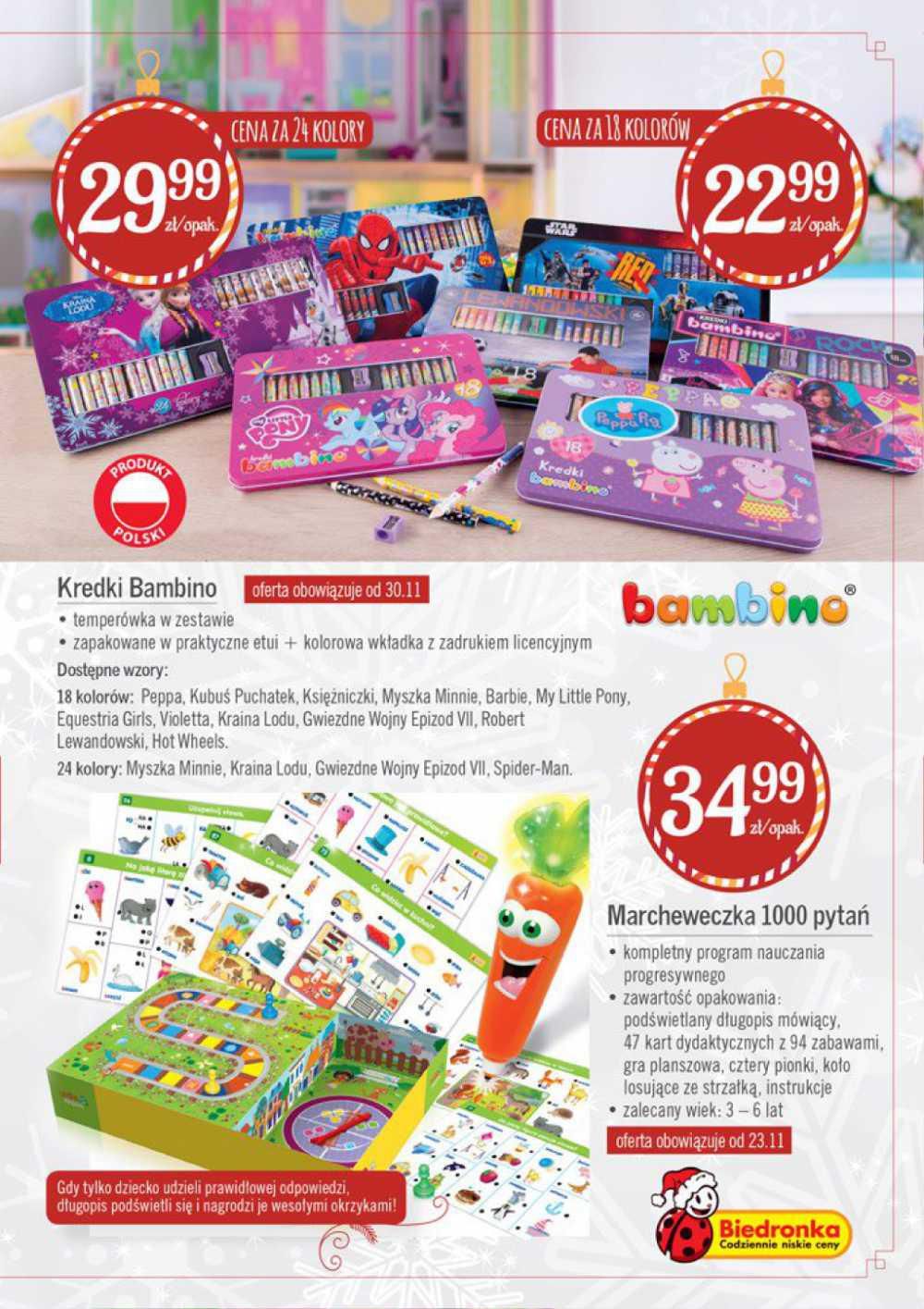 Gazetka promocyjna Biedronka do 13/12/2015 str.36