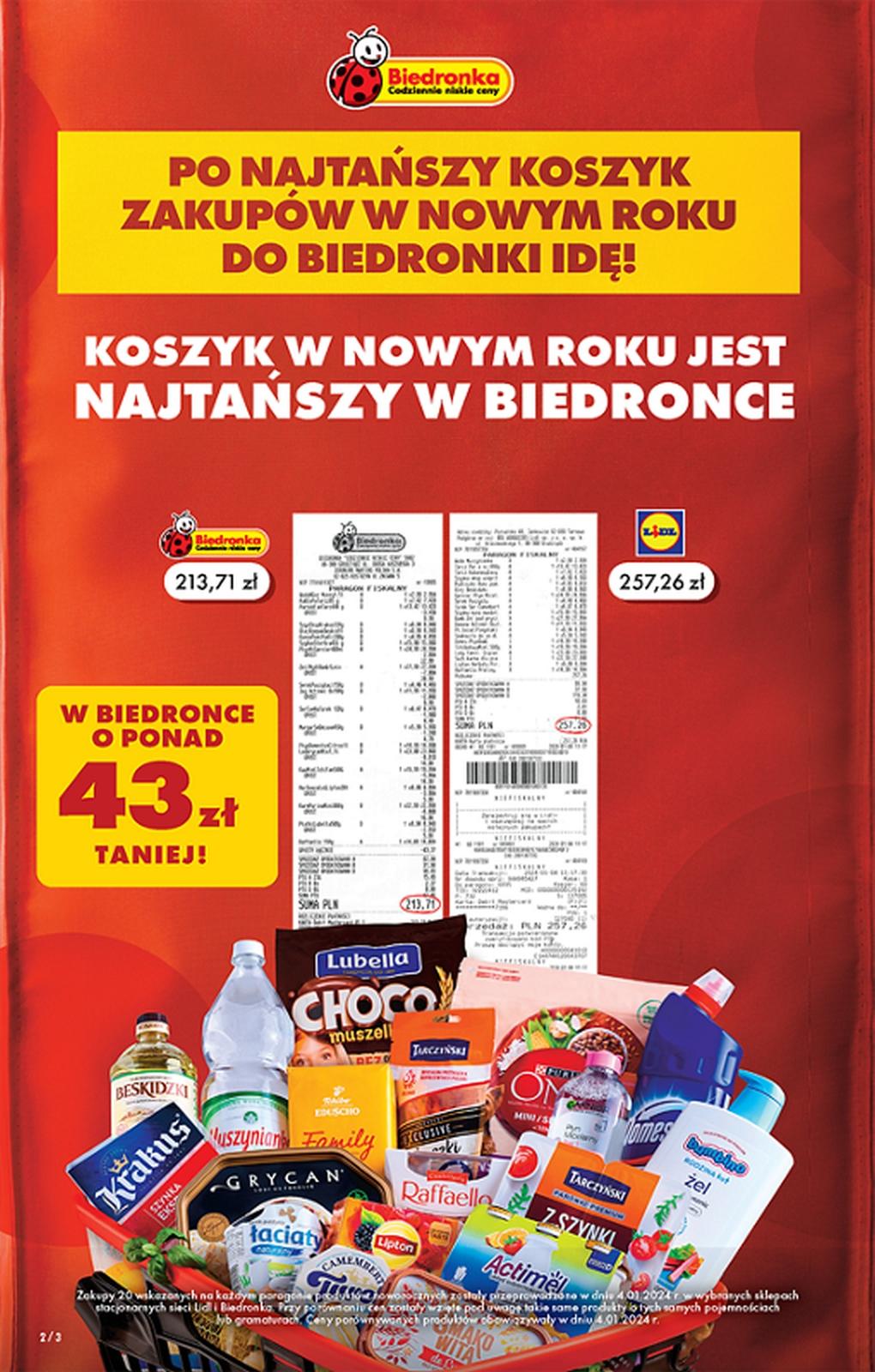 Gazetka promocyjna Biedronka do 17/01/2024 str.1