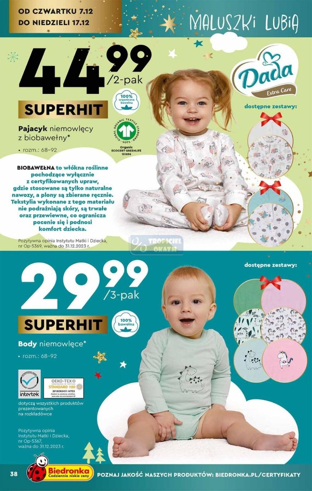 Gazetka promocyjna Biedronka do 09/12/2023 str.38