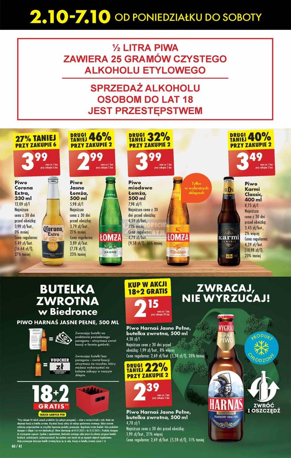 Gazetka promocyjna Biedronka do 07/10/2023 str.40
