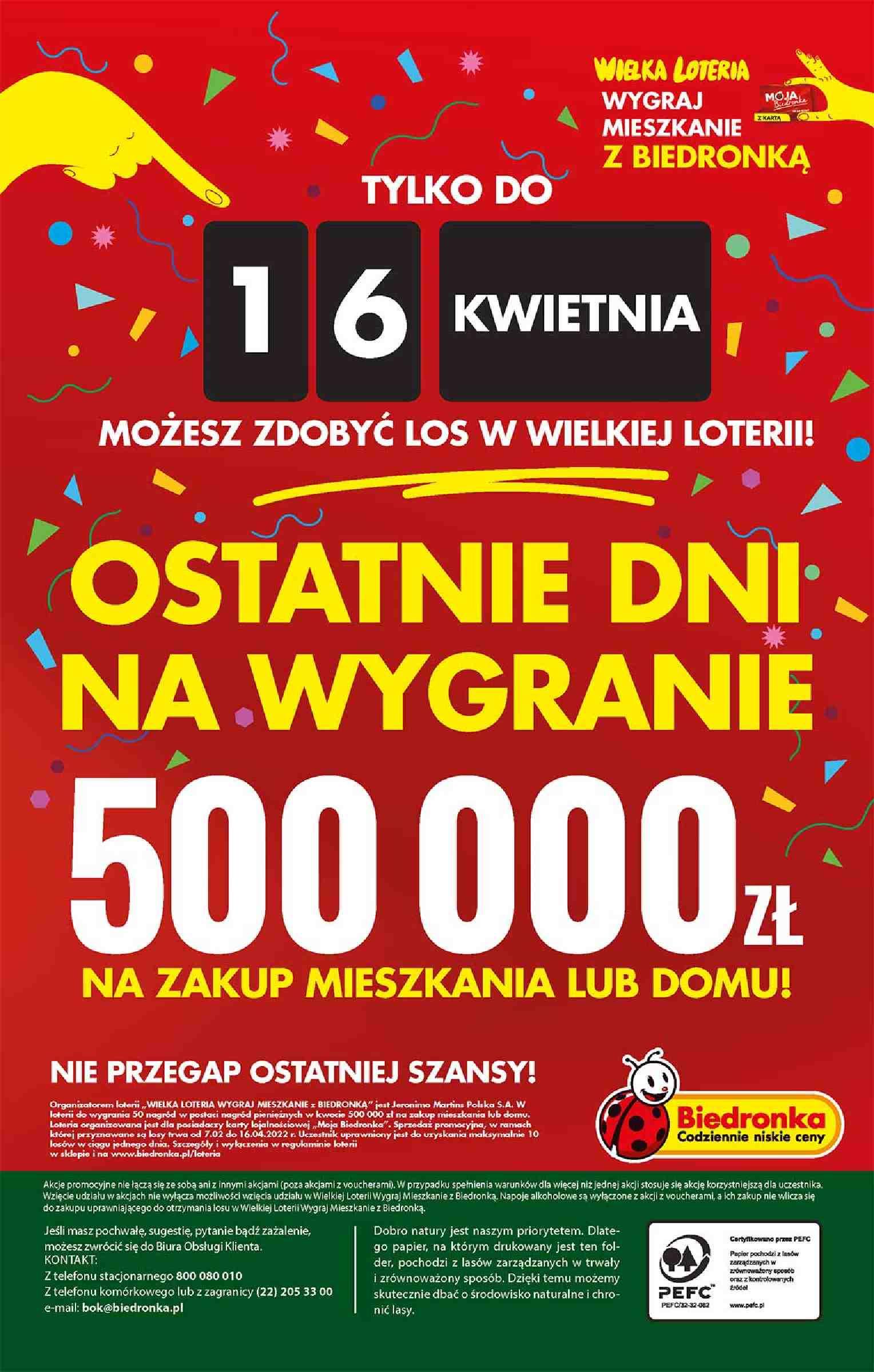 Gazetka promocyjna Biedronka do 16/04/2022 str.64