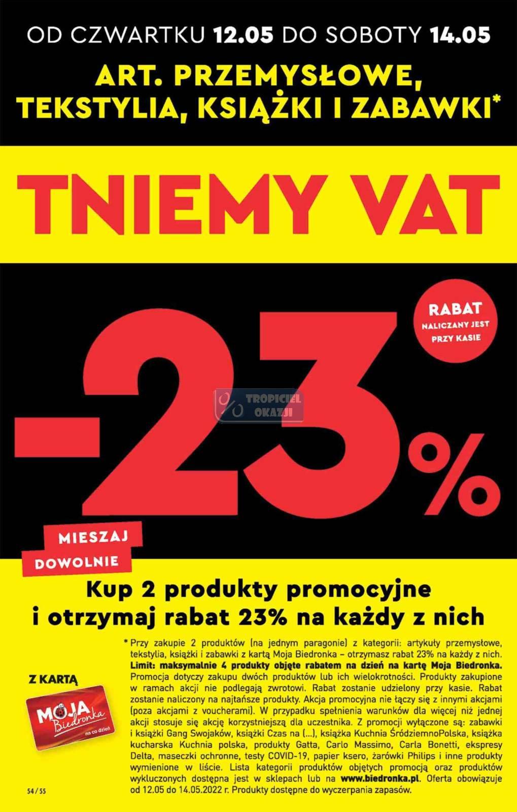 Gazetka promocyjna Biedronka do 18/05/2022 str.54