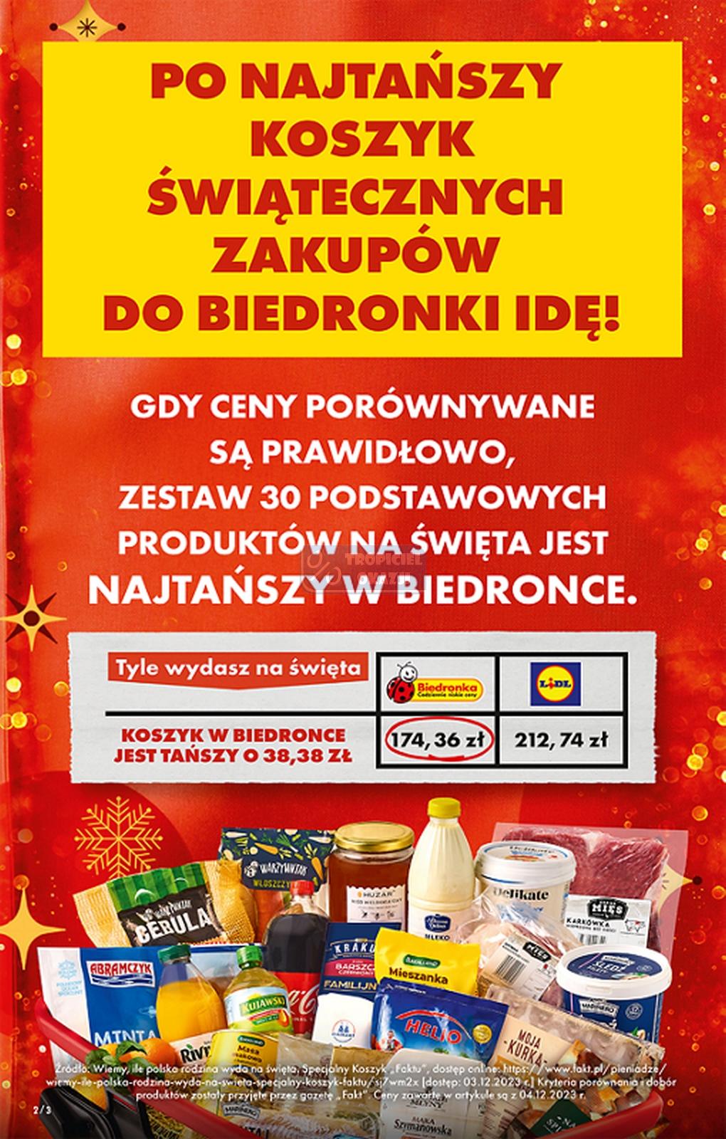 Gazetka promocyjna Biedronka do 20/12/2023 str.1
