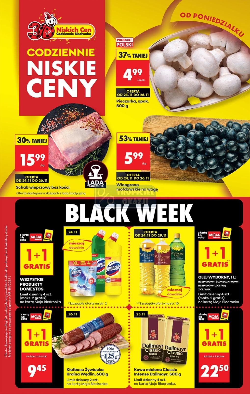 Gazetka promocyjna Biedronka do 29/11/2025 str.1