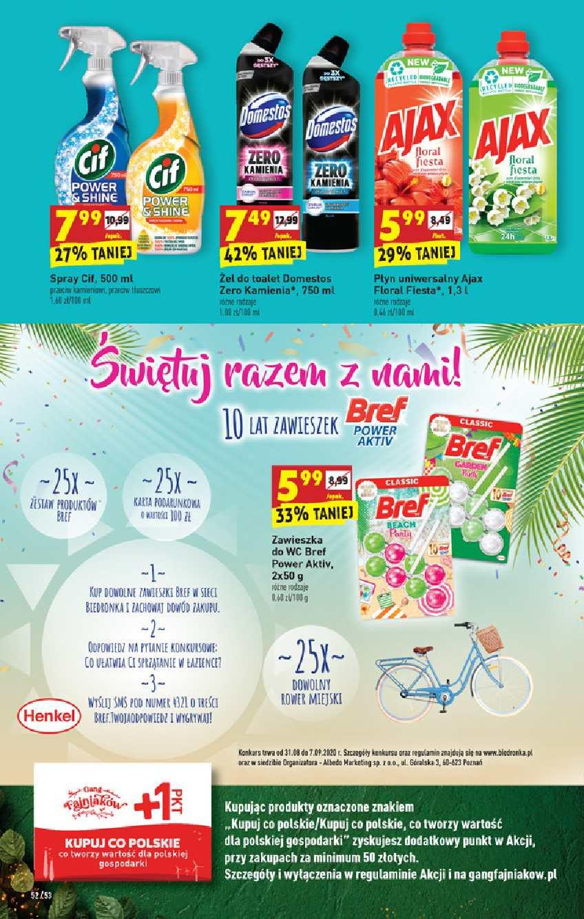 Gazetka promocyjna Biedronka do 05/09/2020 str.52