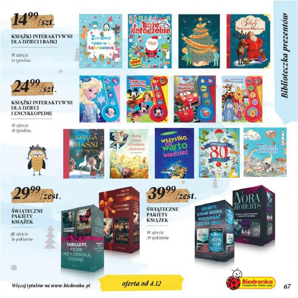 Gazetka promocyjna Biedronka do 24/12/2017 str.67