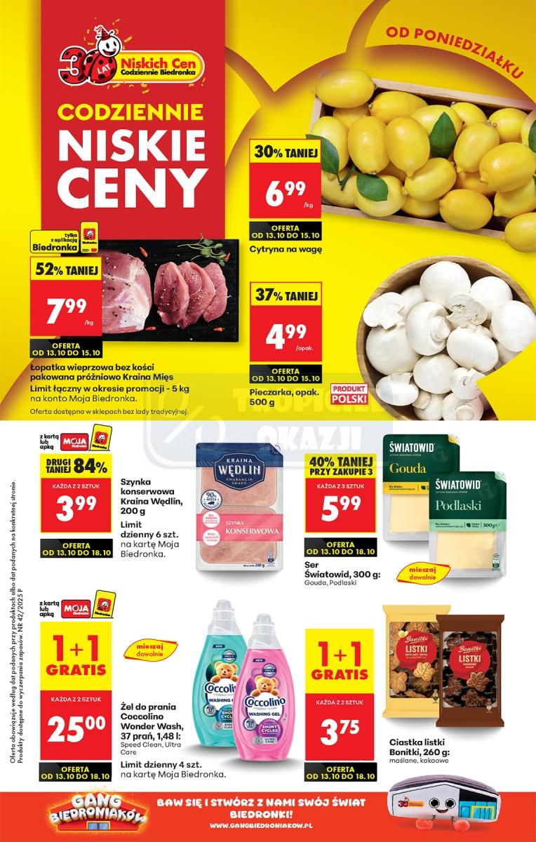 Gazetka promocyjna Biedronka do 18/10/2025 str.1