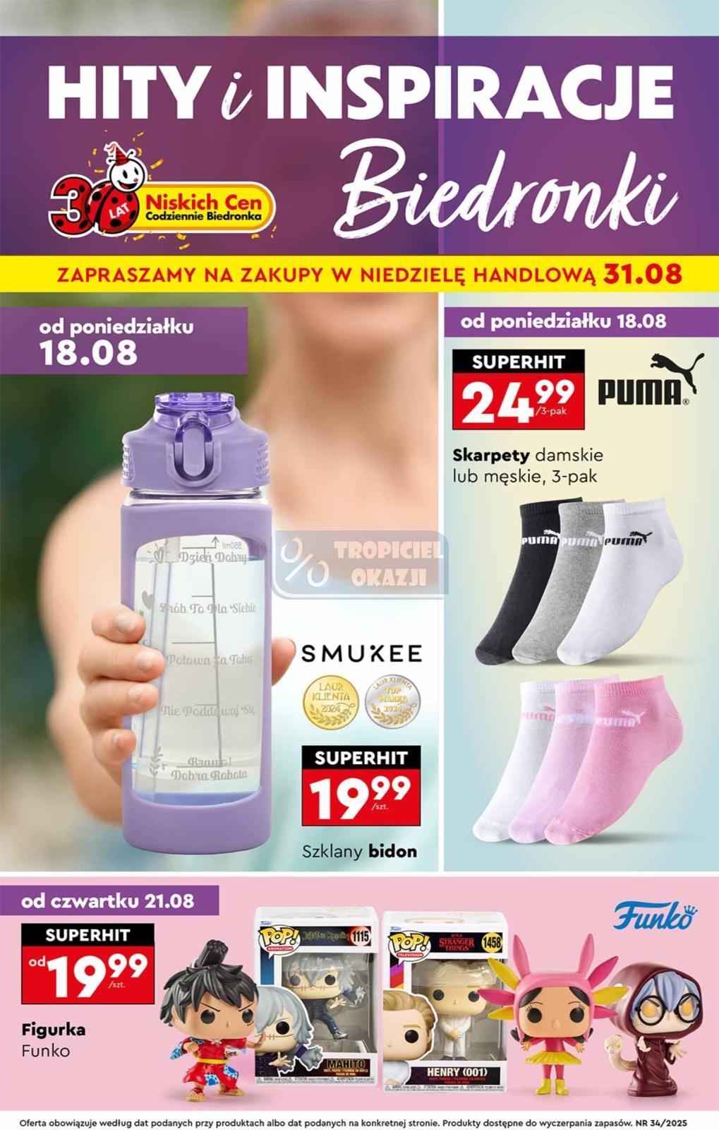 Gazetka promocyjna Biedronka do 31/08/2025 str.1