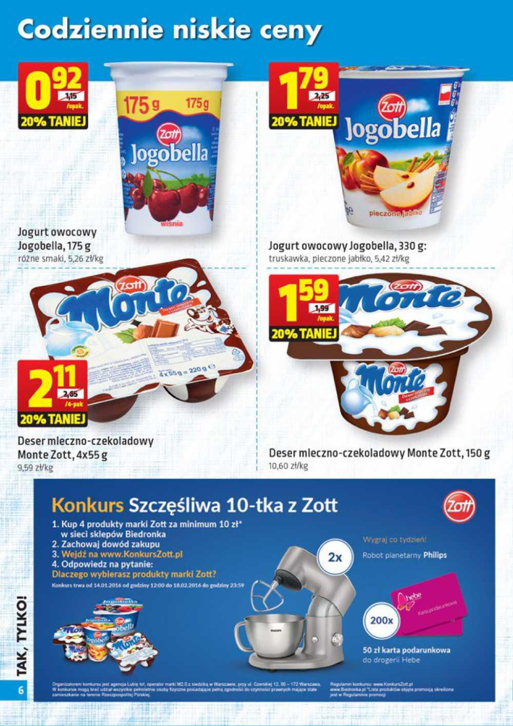 Gazetka promocyjna Biedronka do 10/02/2016 str.6