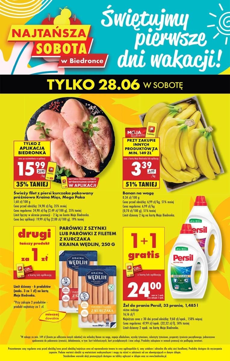 Gazetka promocyjna Biedronka do 28/06/2025 str.1