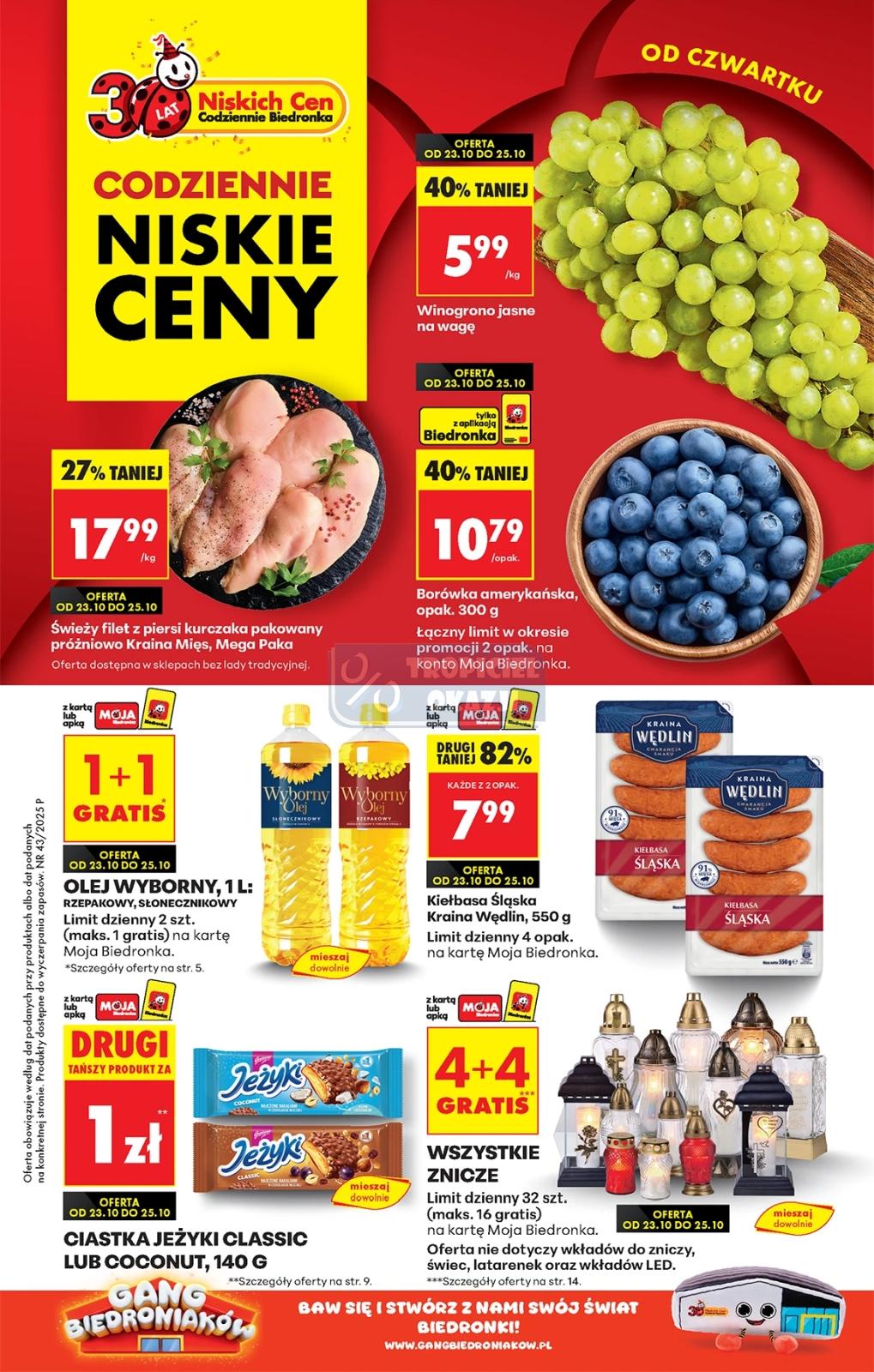 Gazetka promocyjna Biedronka do 29/10/2025 str.1