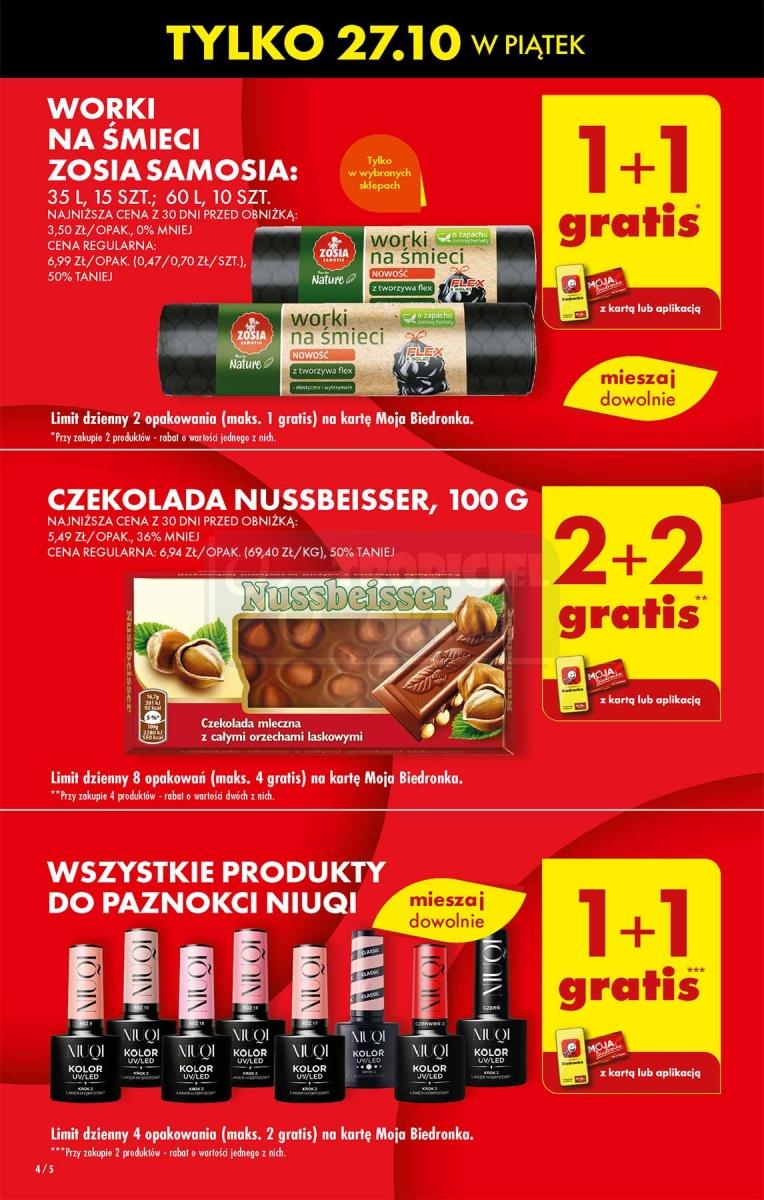 Gazetka promocyjna Biedronka do 31/10/2023 str.4