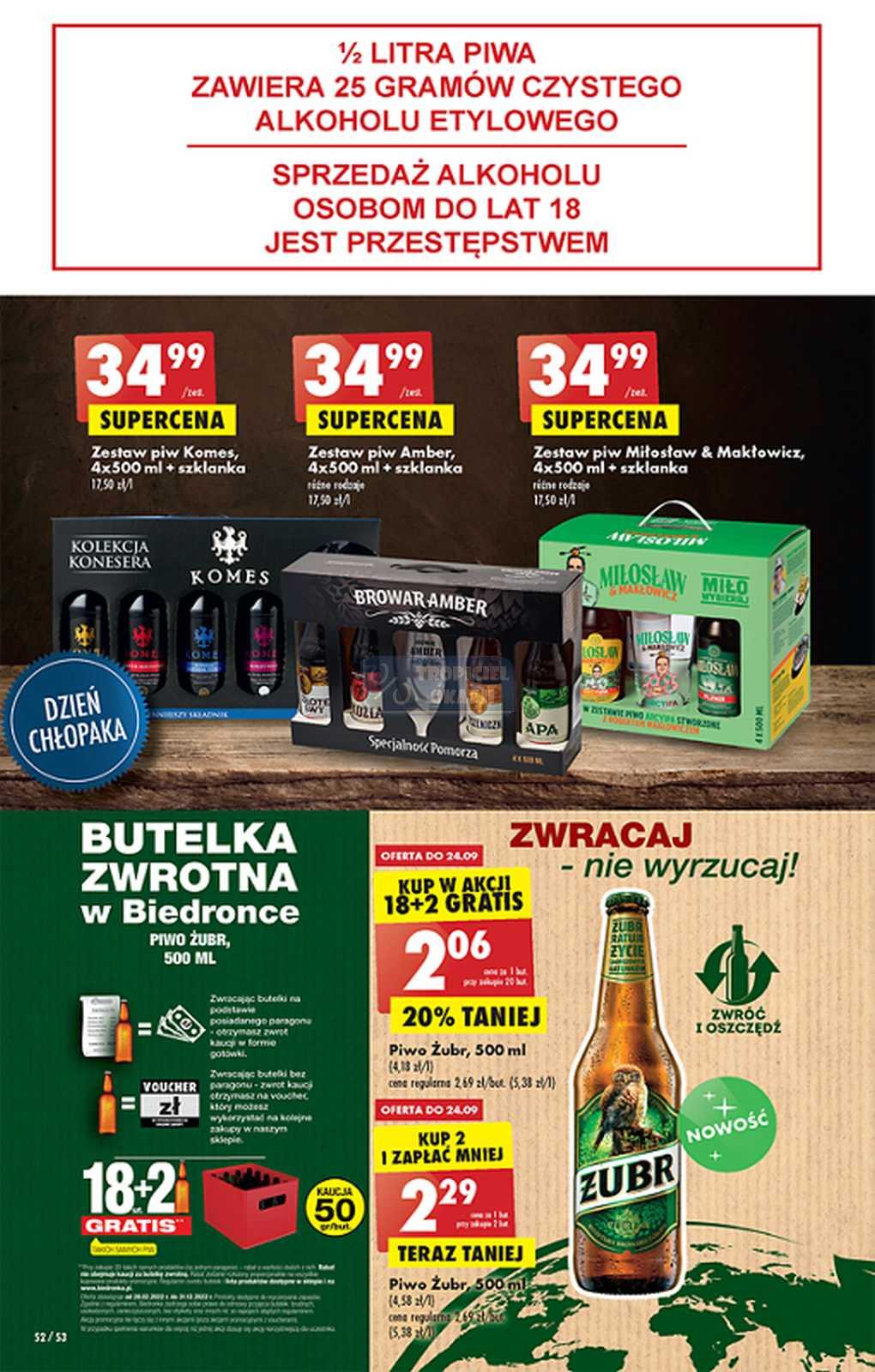 Gazetka promocyjna Biedronka do 28/09/2022 str.52