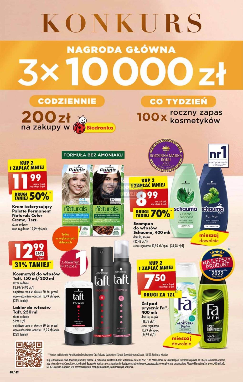 Gazetka promocyjna Biedronka do 12/08/2023 str.48