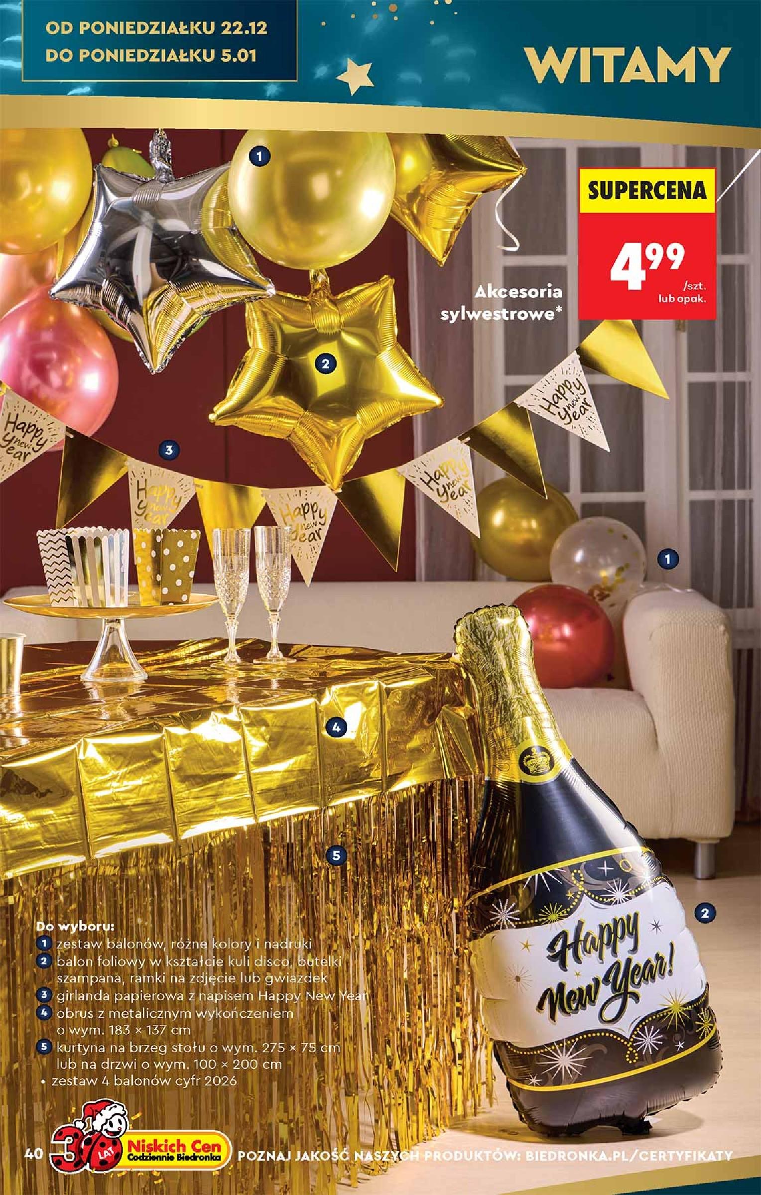 Gazetka promocyjna Biedronka do 03/01/2026 str.40