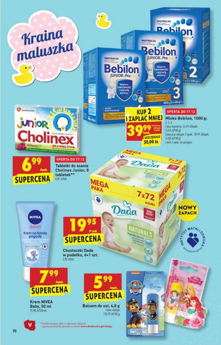 Gazetka promocyjna Biedronka do 20/12/2017 str.70