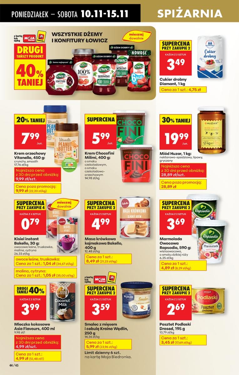 Gazetka promocyjna Biedronka do 15/11/2025 str.44