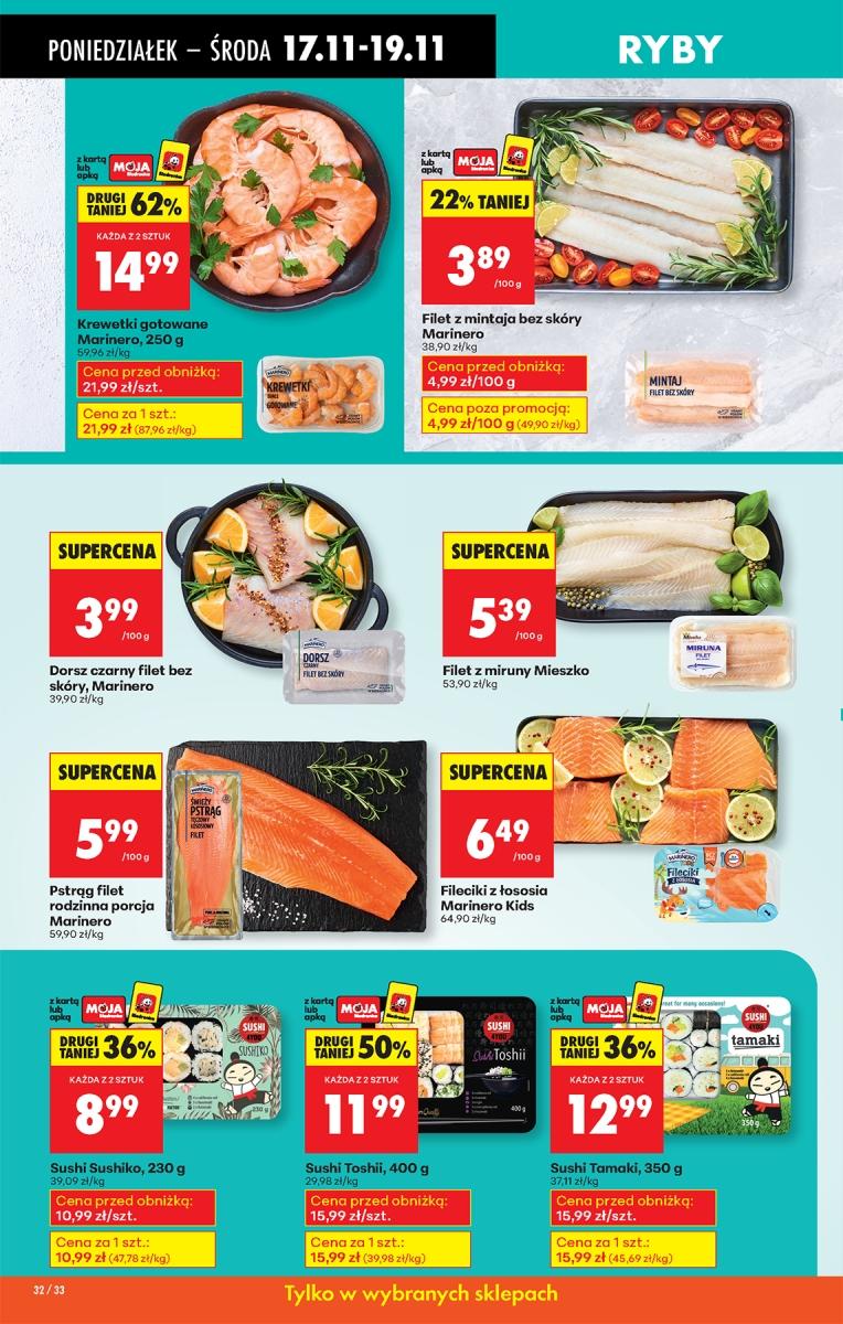 Gazetka promocyjna Biedronka do 22/11/2025 str.32