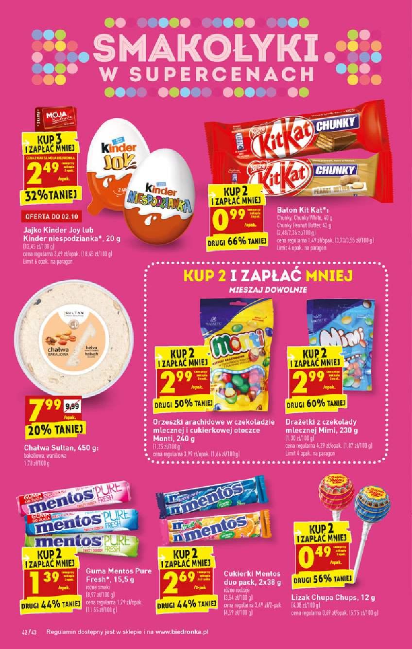 Gazetka promocyjna Biedronka do 05/10/2019 str.42
