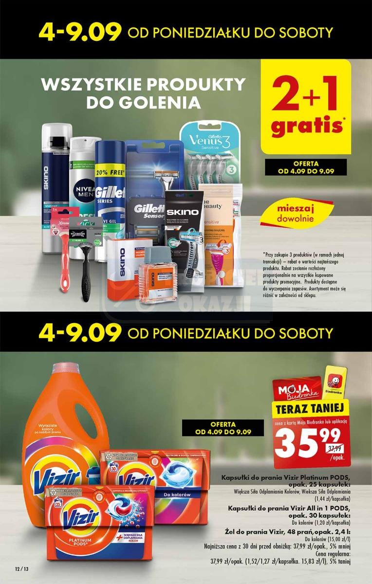 Gazetka promocyjna Biedronka do 13/09/2023 str.12
