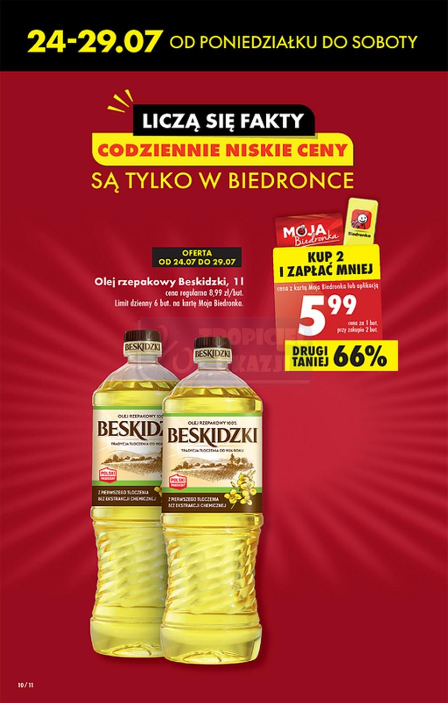 Gazetka promocyjna Biedronka do 29/07/2023 str.10