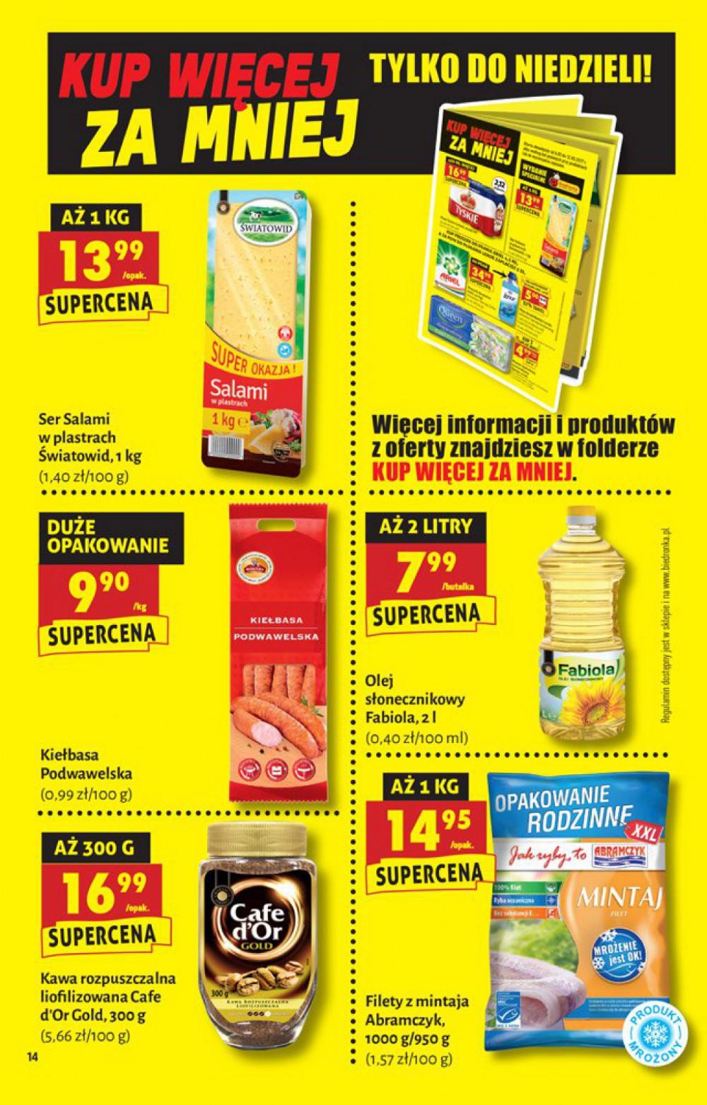 Gazetka promocyjna Biedronka do 15/03/2017 str.14
